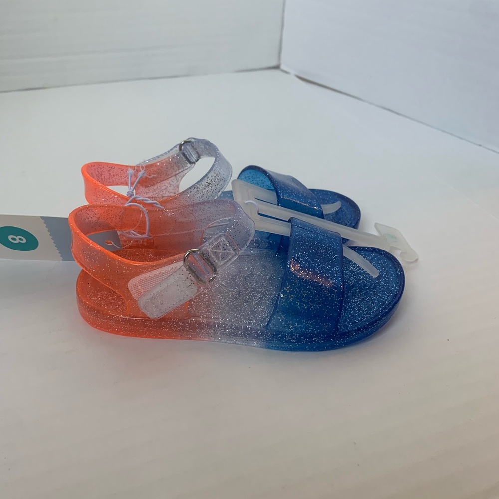 Toddler Girls NWT CAT & JACK Jelly Sandals 8
